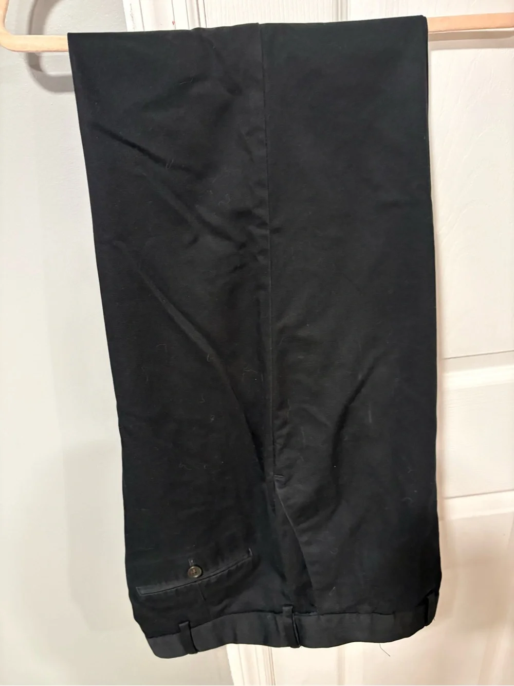 4 pair Haggar Men's Black Dress Pants 38x29 like new